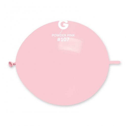 50 Balões latex G Link 13'' (33cm) cor Powder Pink #107 - GL13