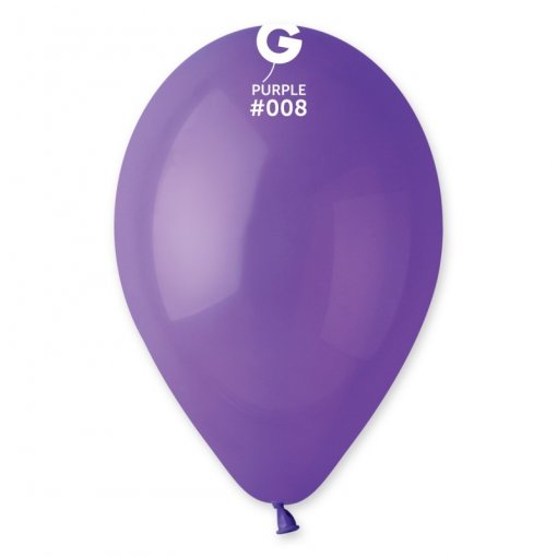 100 Balões latex 12'' (30cm) cor Purple #008 - G110