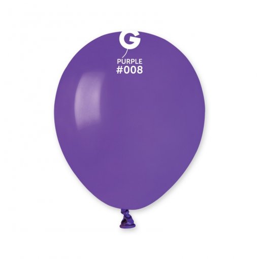 100 Balões latex 5'' (12cm) cor Purple #008 - A50