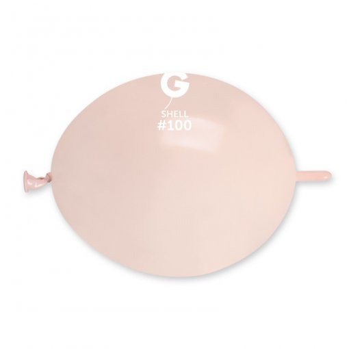 100 Balões latex G Link 6'' (16cm) cor Shell #100 - GL6