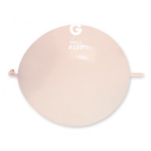 50 Balões latex G Link 13'' (33cm) cor Shell #100 - GL13