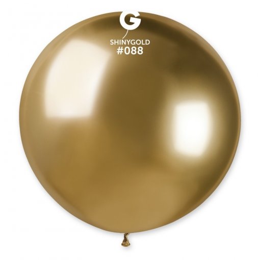 5 Balões latex 31'' (80cm) cor Shiny Gold #088 - GB30