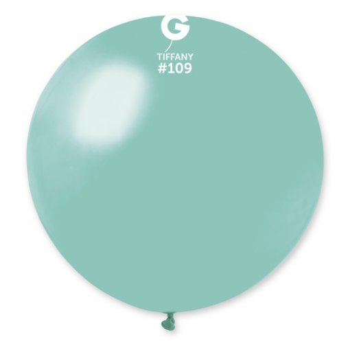 1 Balão latex 31'' (80cm) cor Tiffany #109 - G30