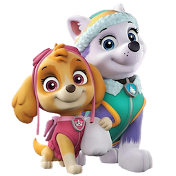 Patrulha Pata - Skye & Evarest